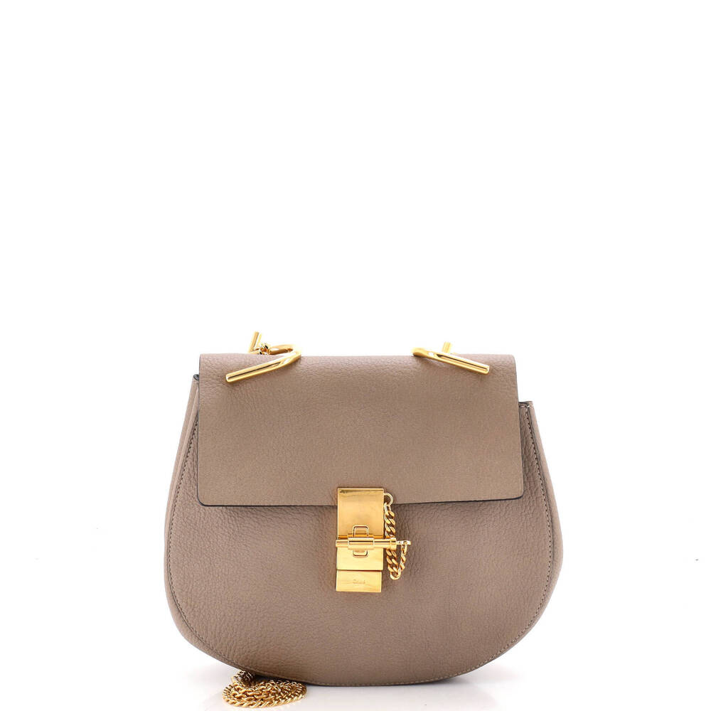 Chloe Mini Drew Crossbody Bag Leather